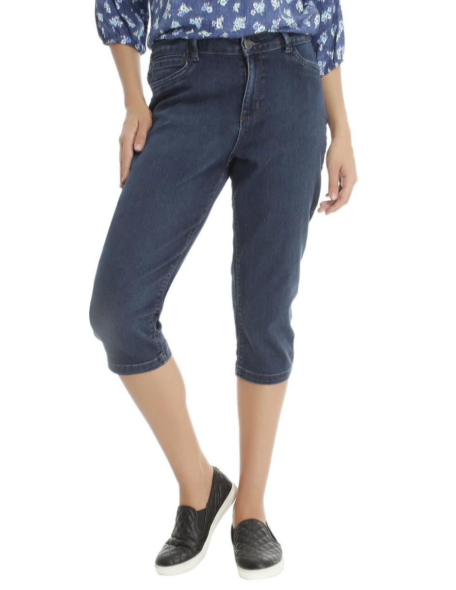 Pantalón capri Lieb Basics straight para mujer Pantalón capri Lieb Basics straight para mujer