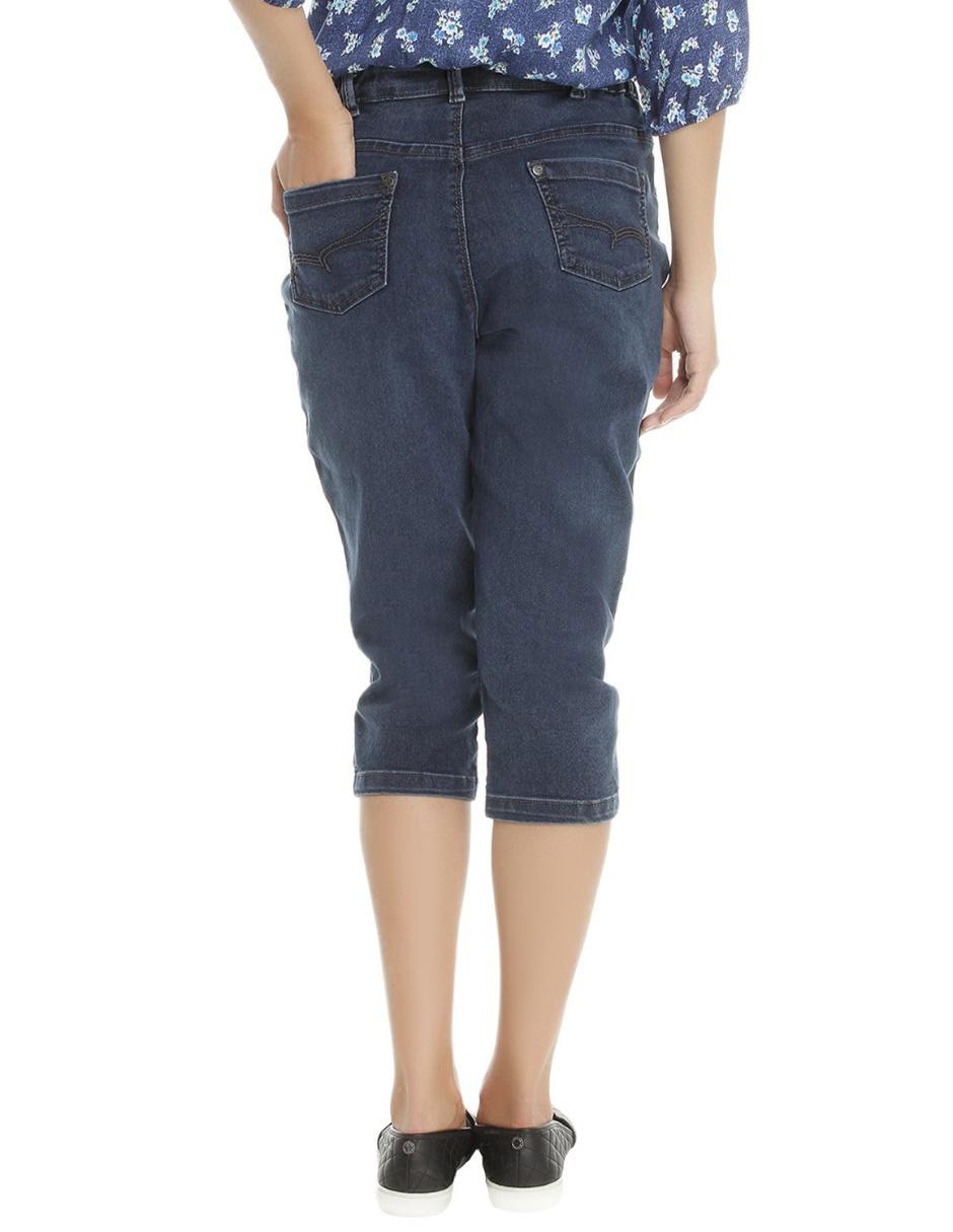 Pantalón capri Lieb Basics straight para mujer 4