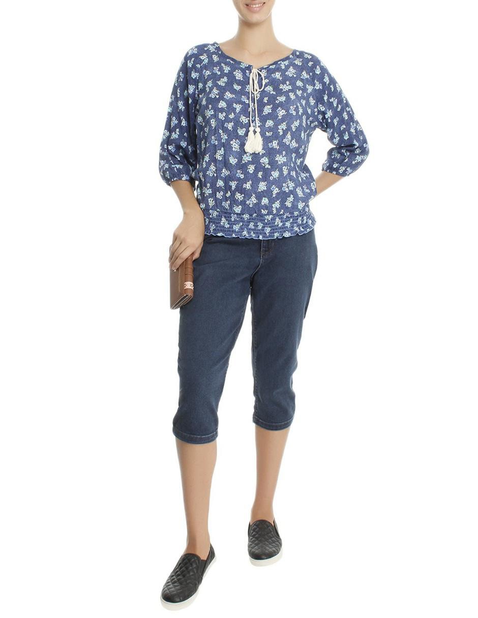 Pantalón capri Lieb Basics straight para mujer 2