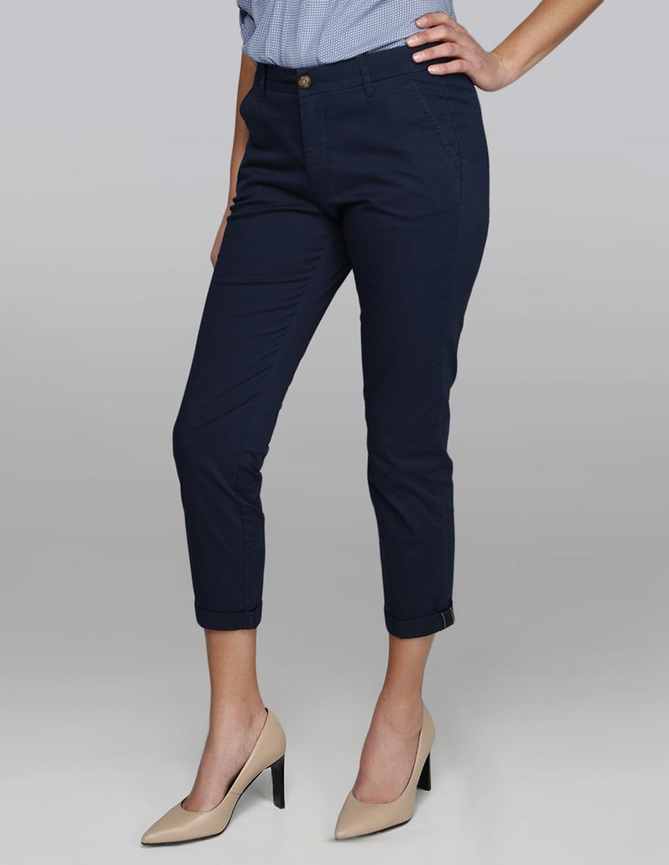 Pantalón capri recto para mujer Pantalón capri recto para mujer