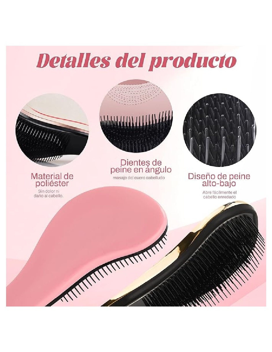 Cepillo para Cabello de Plástico