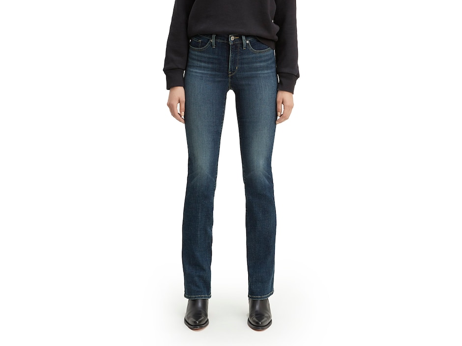 Jeans bota 315 corte cadera para mujer