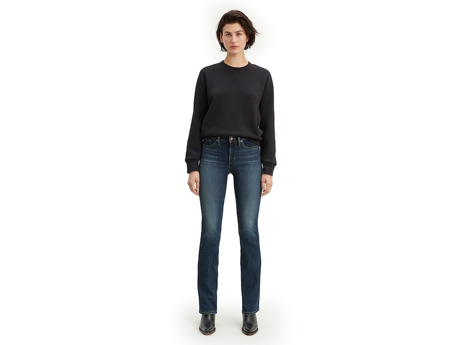 Jeans bota 315 corte cadera para mujer 4