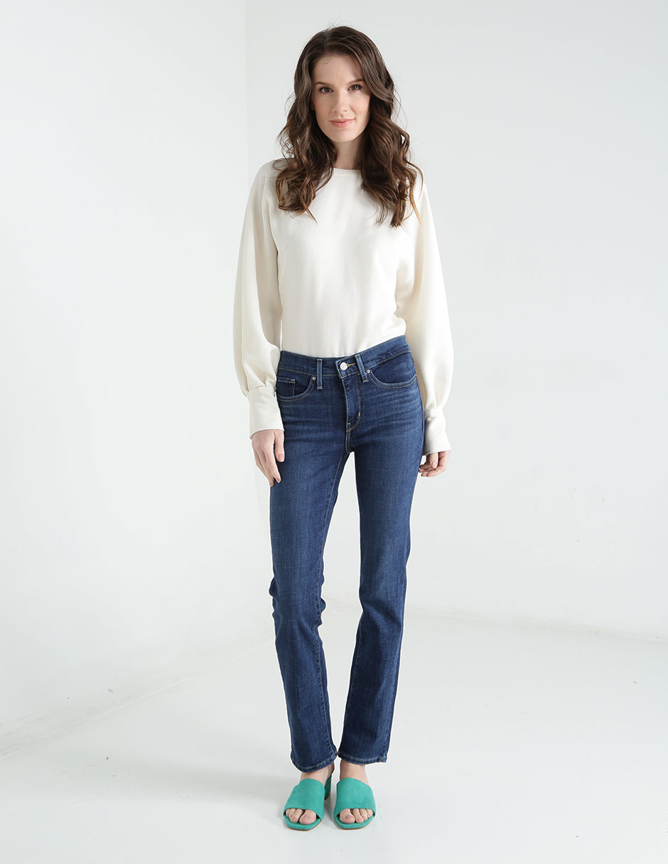 Jeans straight 314 para mujer