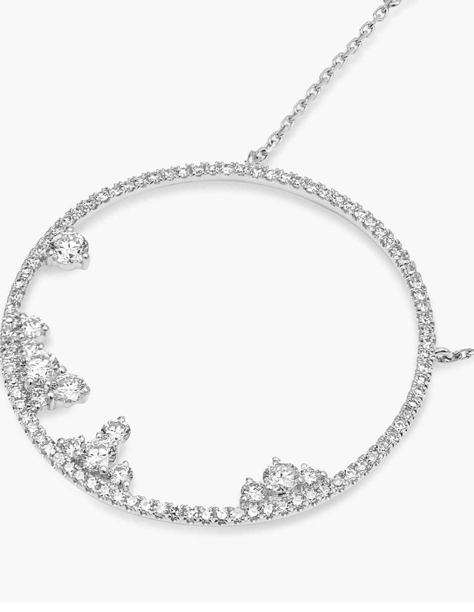 Collar Fairytale de oro blanco 3