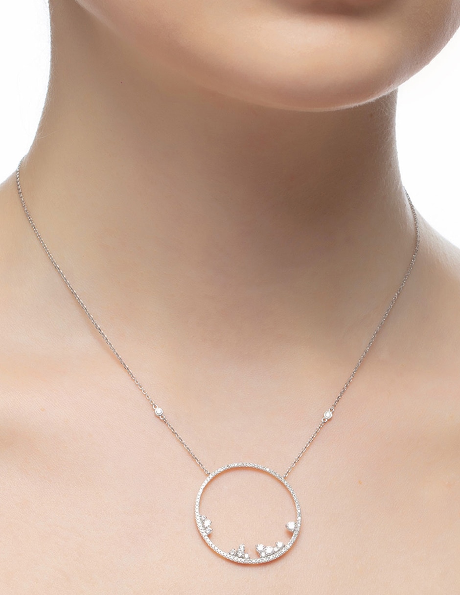 Collar Fairytale de oro blanco 4