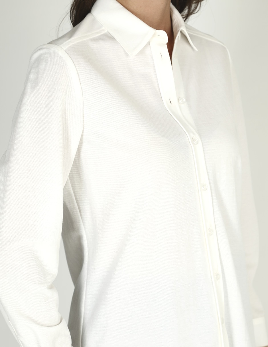 Blusa camisera manga larga para mujer 5