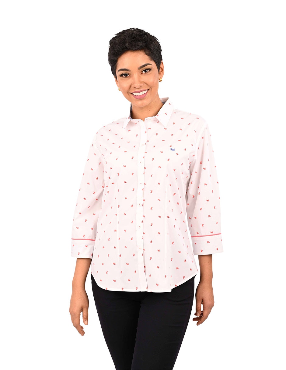 Blusa manga 3/4 para mujer