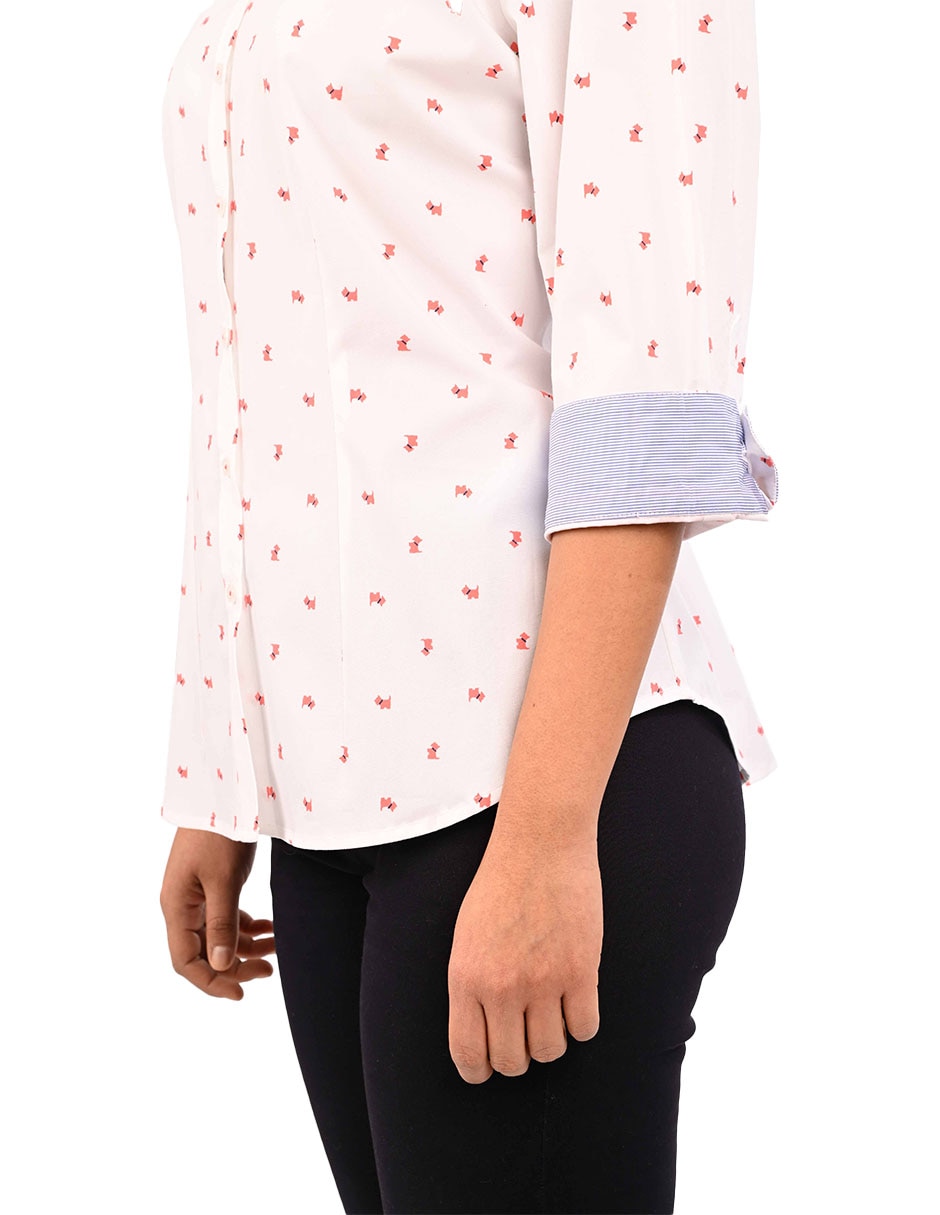 Blusa manga 3/4 para mujer