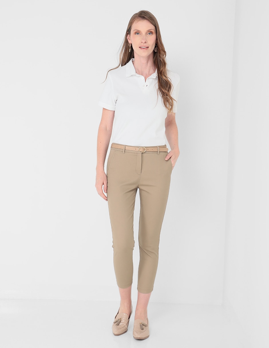 Pantalón Ferrioni straight para mujer