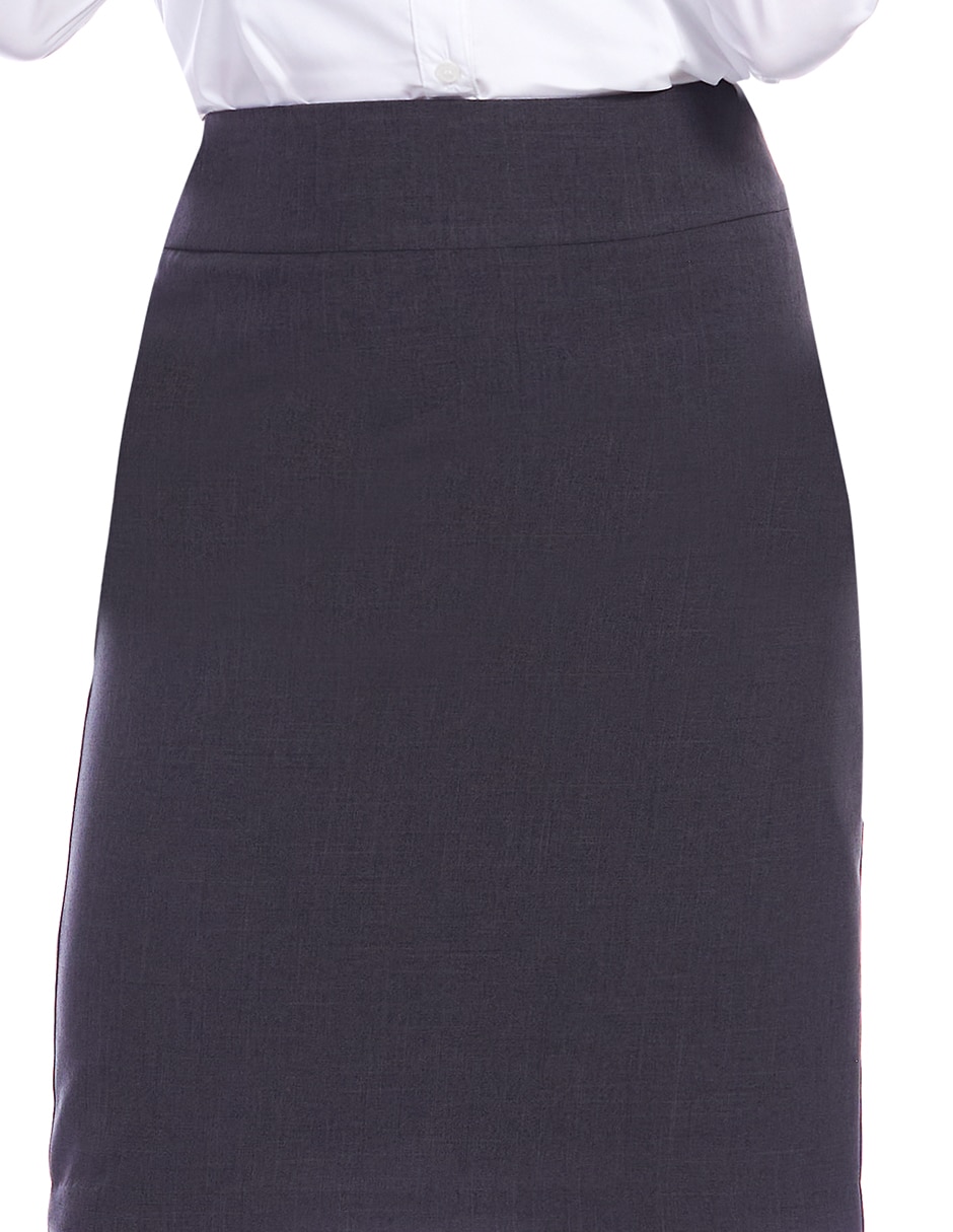 Falda midi con pretina