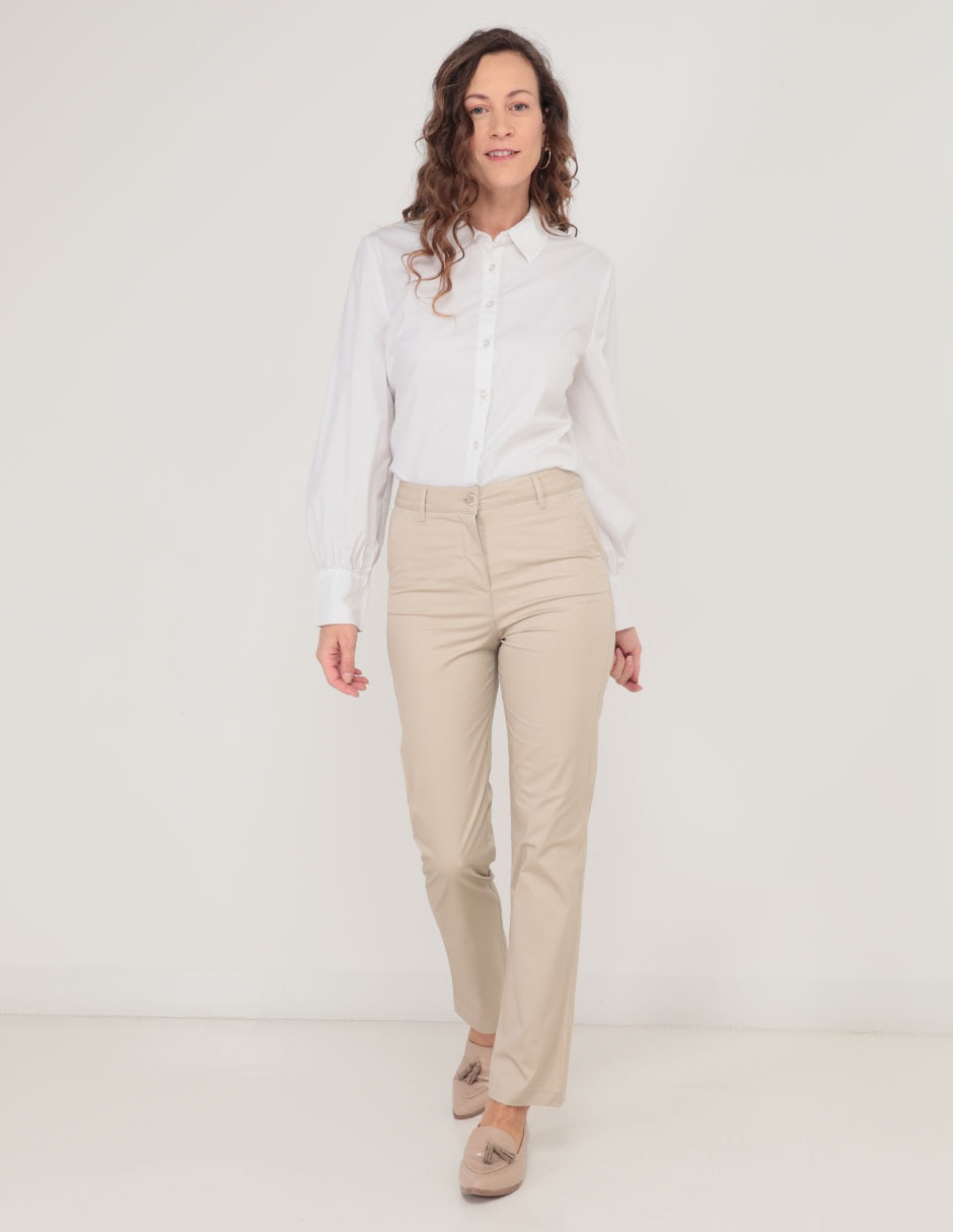 Pantalón chino slim para mujer 3