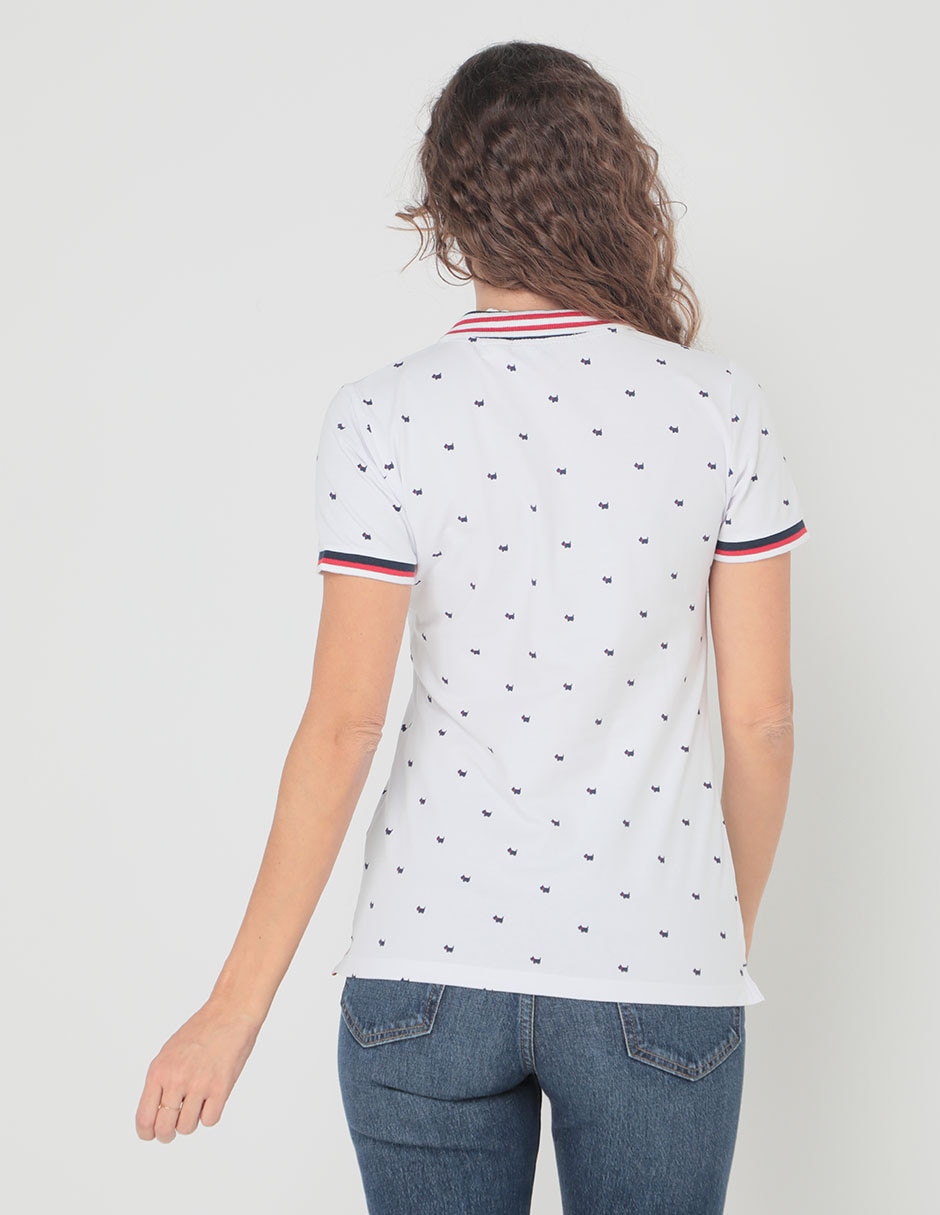 Playera tipo polo para mujer 2