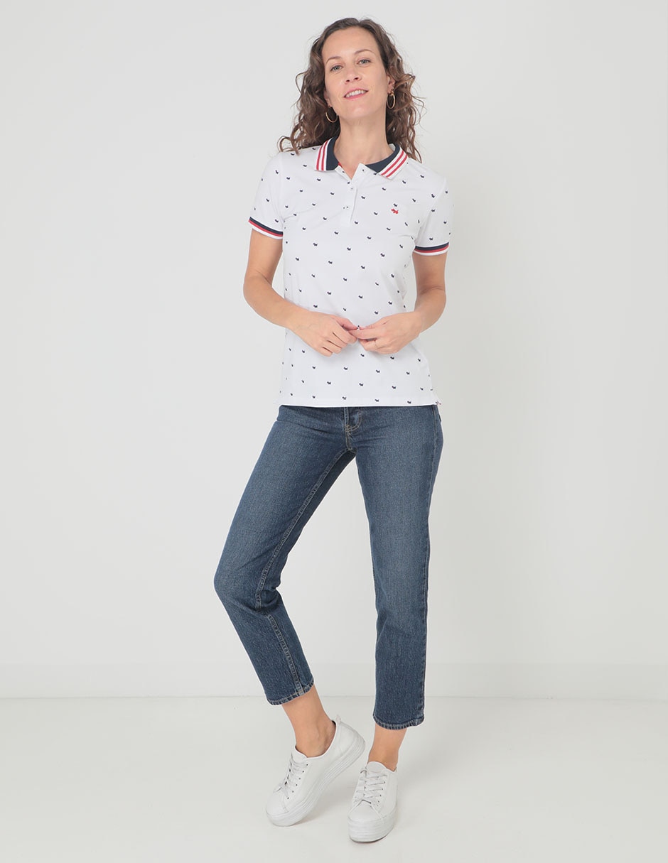 Playera tipo polo para mujer 3