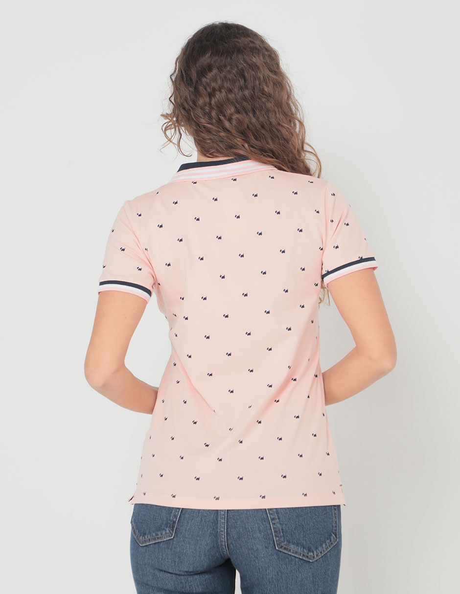 Playera tipo polo para mujer 2