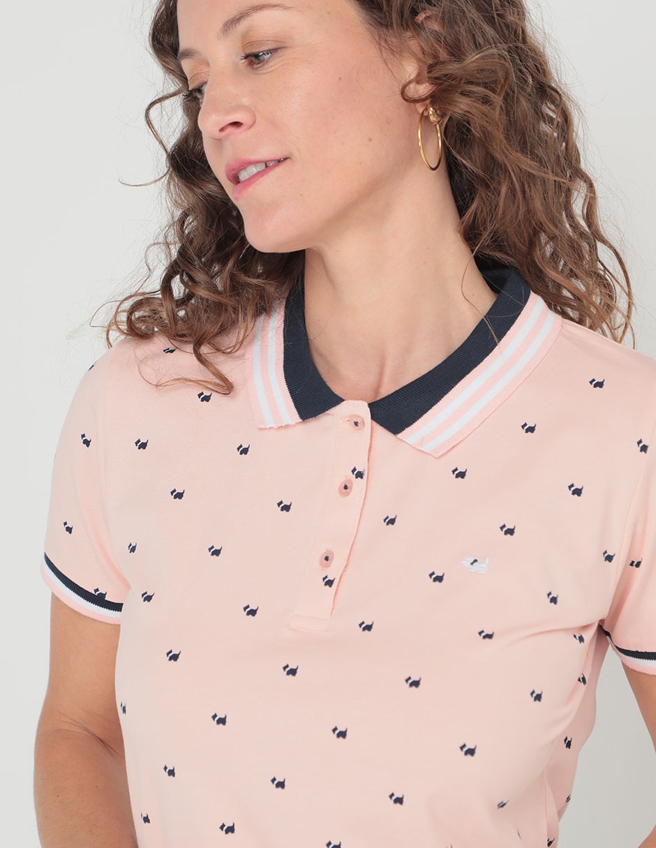 Playera tipo polo para mujer 4