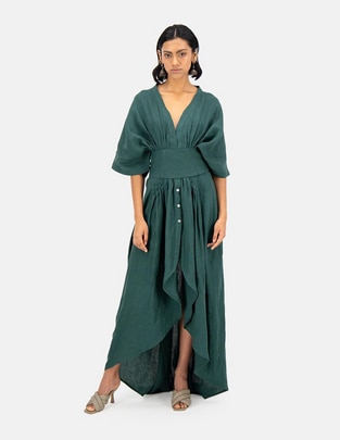Vestido maxi casual Merkabá para mujer