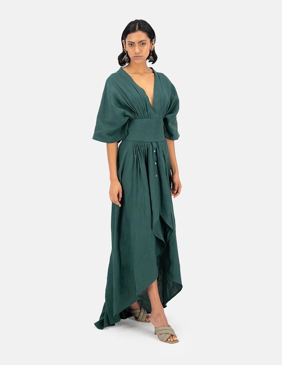 Vestido maxi casual Merkabá para mujer