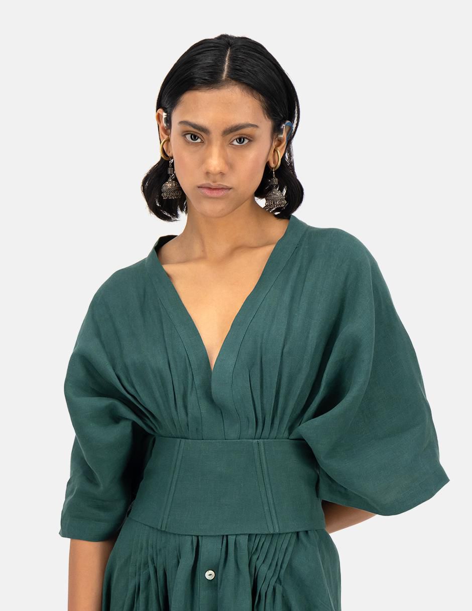 Vestido maxi casual Merkabá para mujer