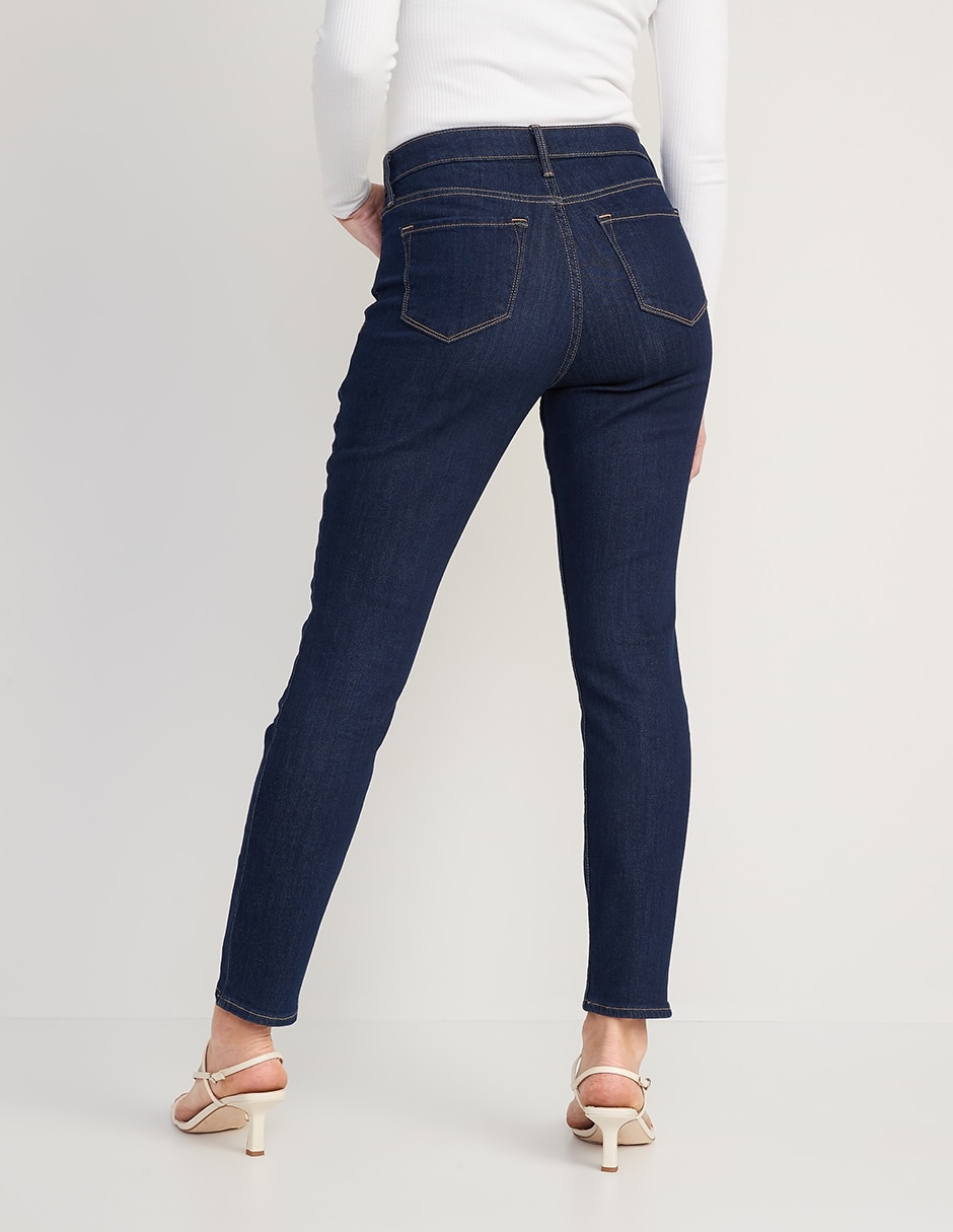 Jeans skinny Old Navy corte cintura alta para mujer