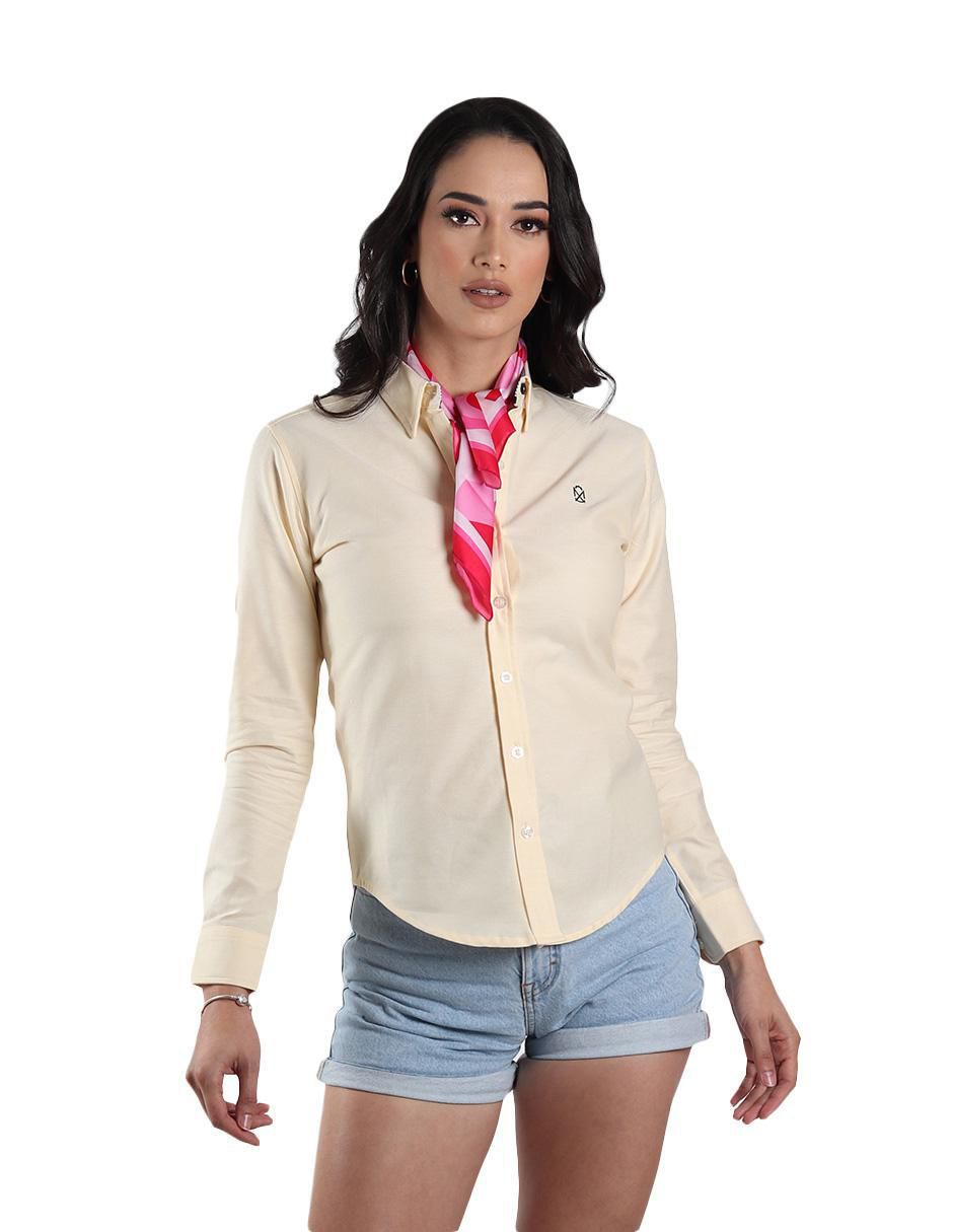 Blusa camisera manga larga para mujer Blusa camisera manga larga para mujer
