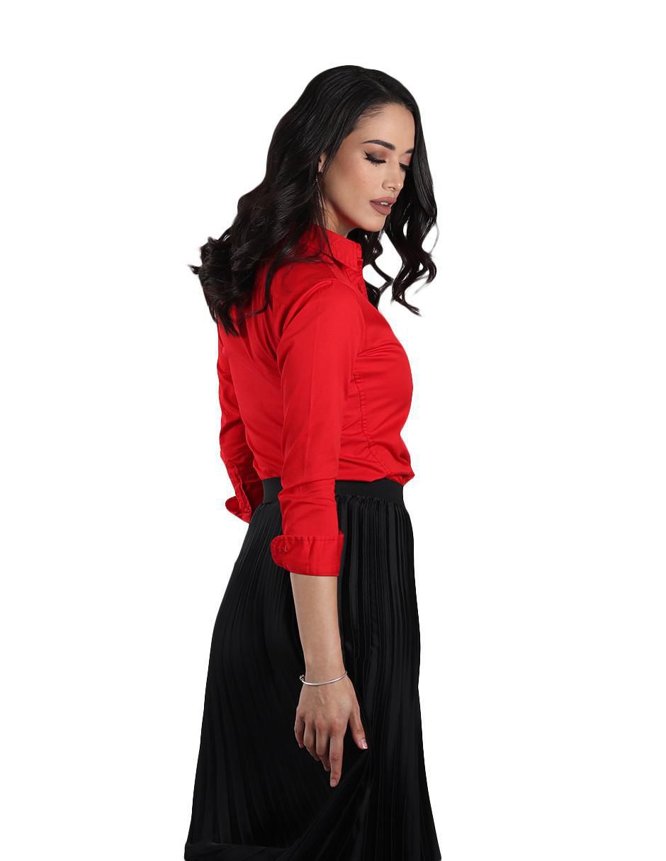Blusa camisera Muletta manga larga para mujer