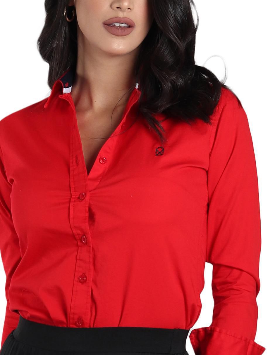 Blusa camisera Muletta manga larga para mujer