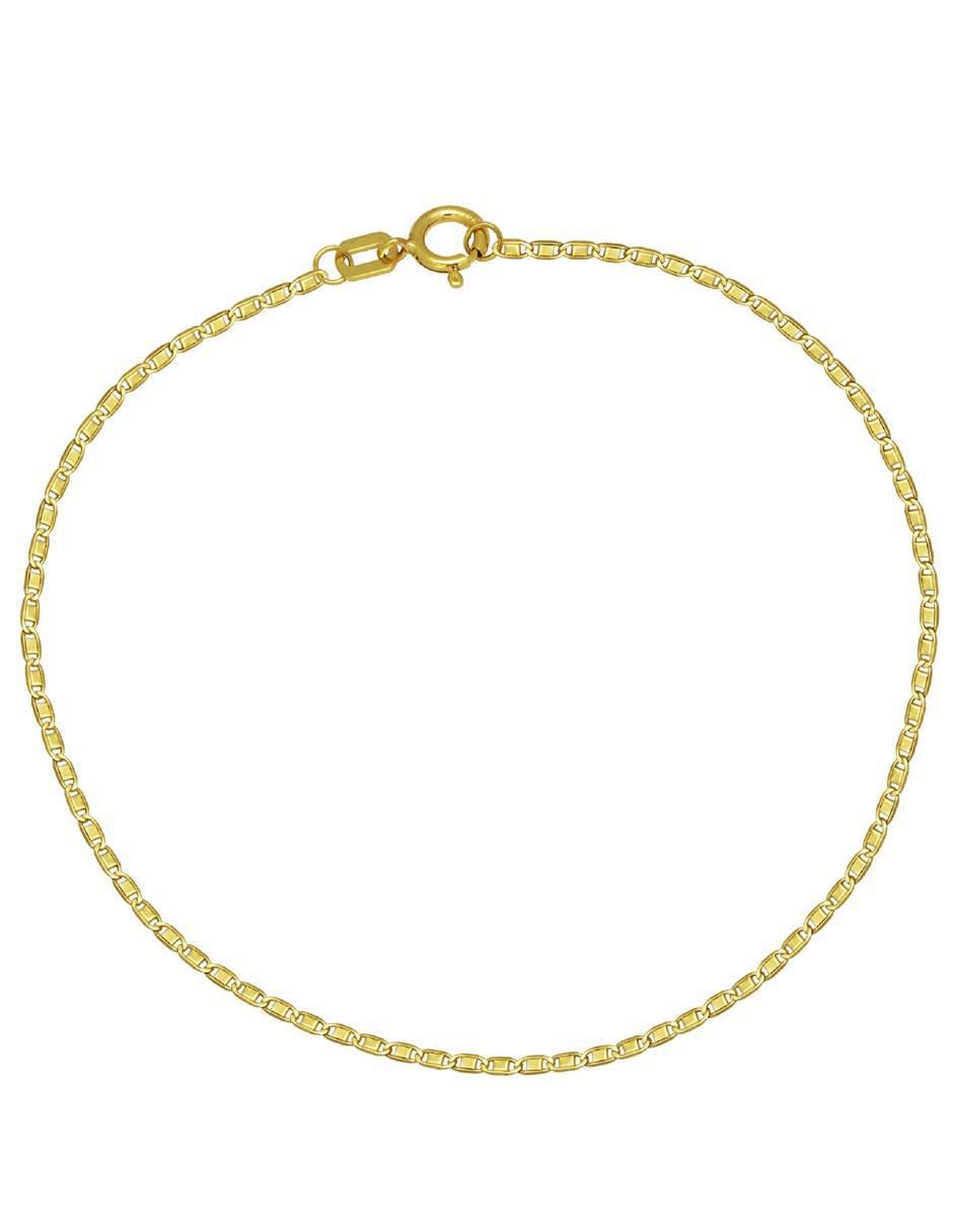 Pulsera de oro 10 K acabado pulido
