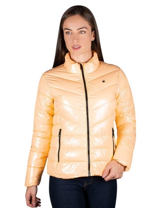 Chamarra acolchada impermeable para mujer 1