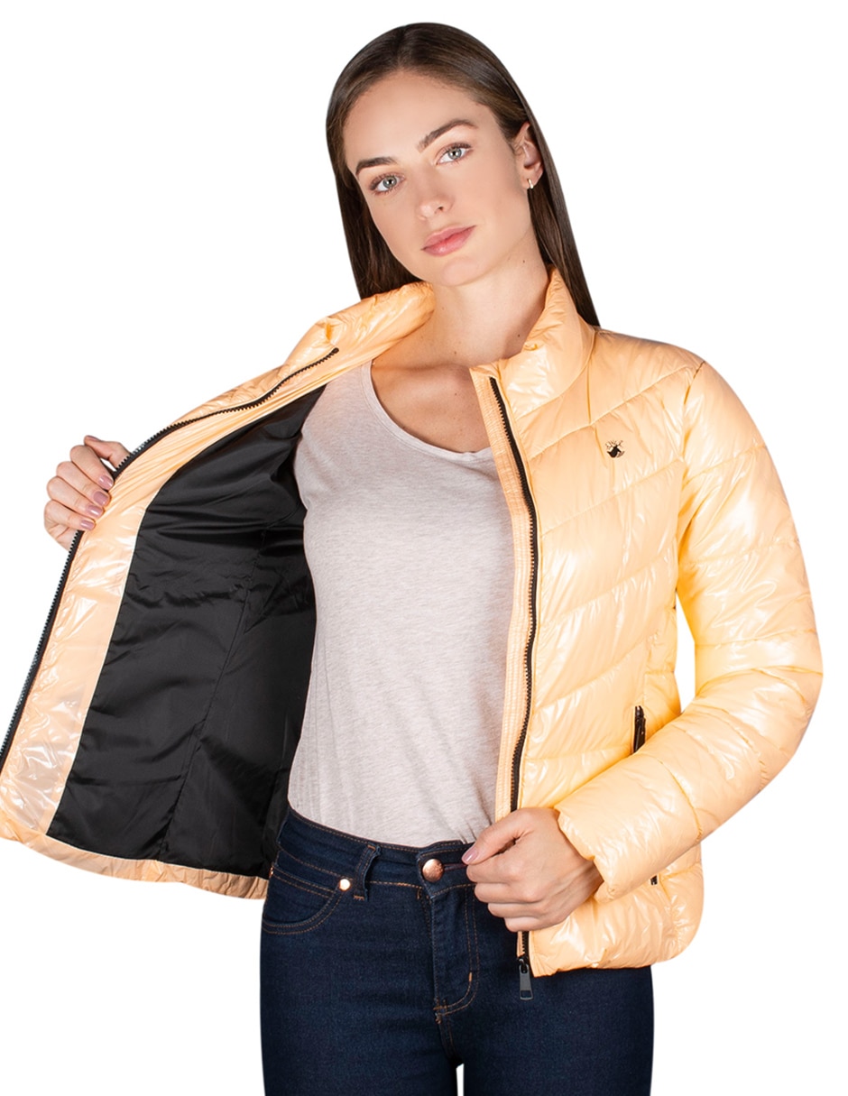 Chamarra acolchada impermeable para mujer 6