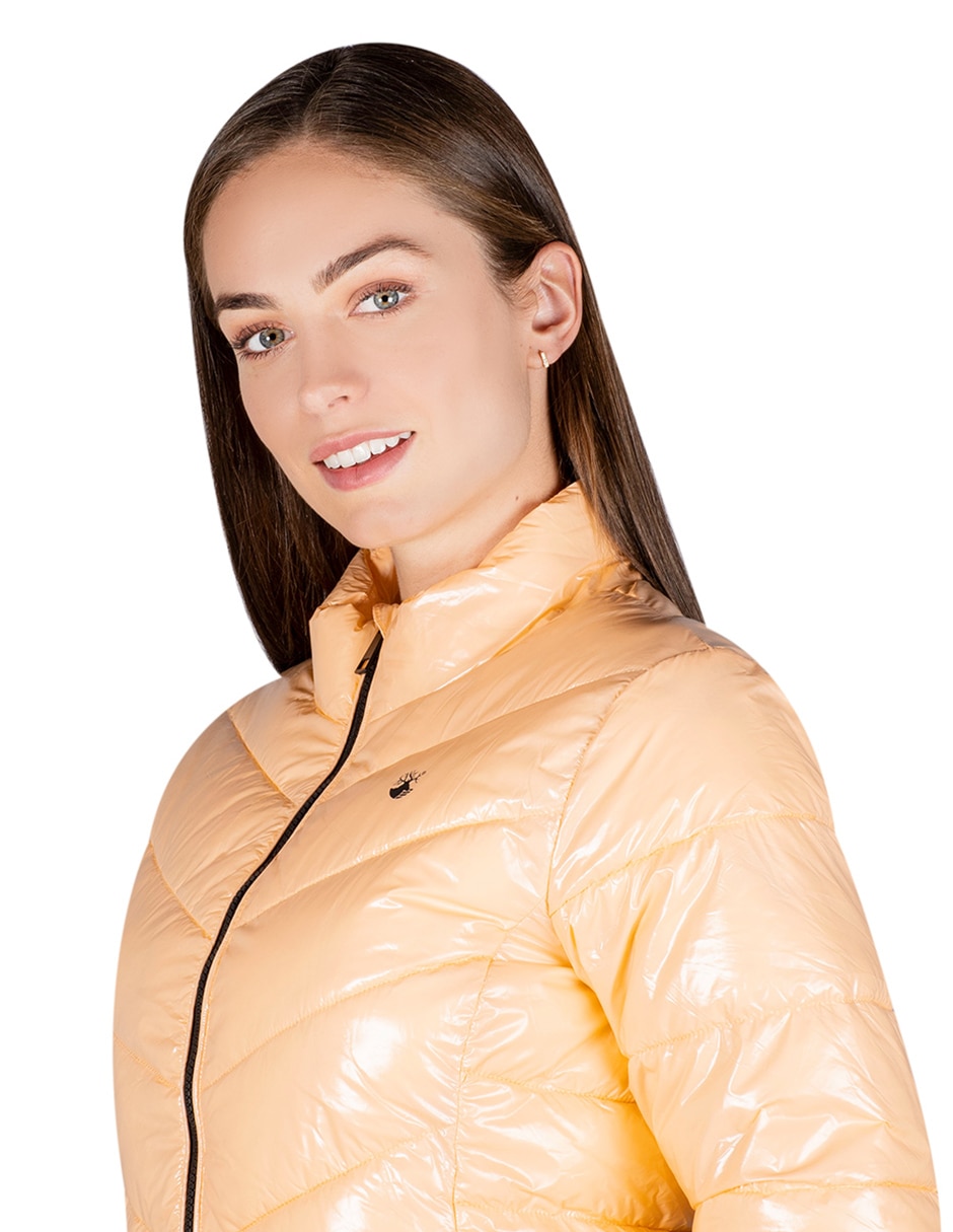 Chamarra acolchada impermeable para mujer 8