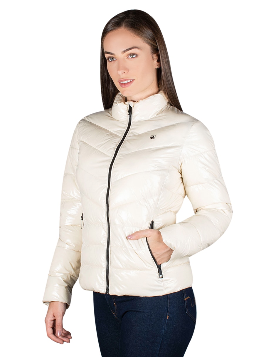 Chamarra Estilo reducido en talla impermeable para mujer 5