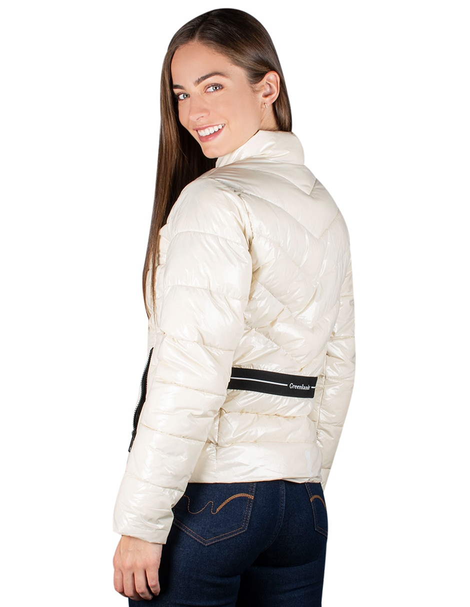 Chamarra Estilo reducido en talla impermeable para mujer 3