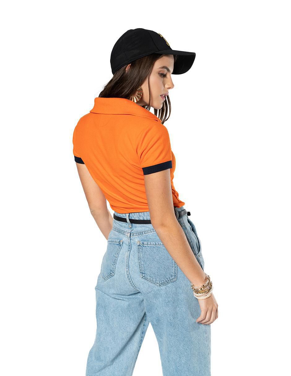Playera tipo polo para mujer 2