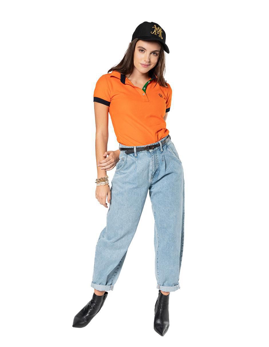 Playera tipo polo para mujer 3
