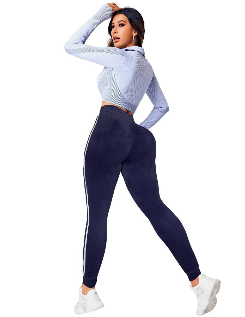Pants slim con elástico para mujer 5