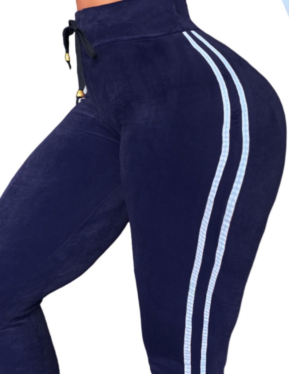 Pants slim con elástico para mujer 3
