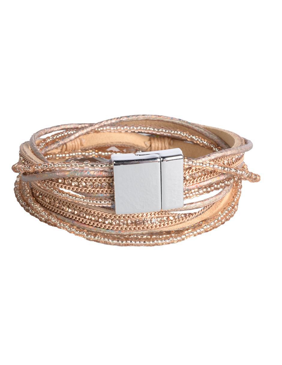 Pulsera con resina Piedra Y Chaquira Haip acabado brillante 2