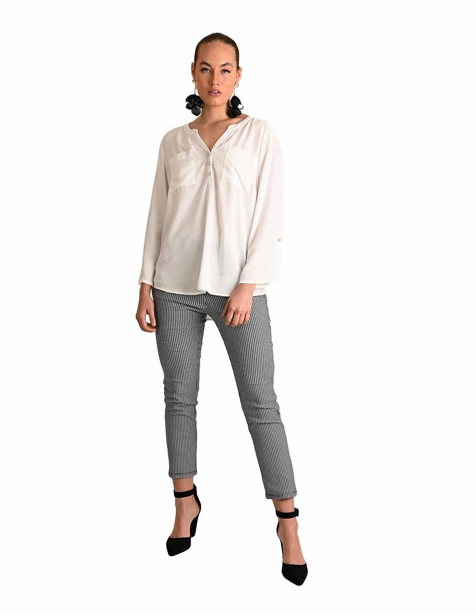Blusa manga 3/4 para mujer