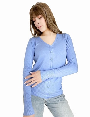 Suéter cuello v para mujer Suéter cuello v para mujer