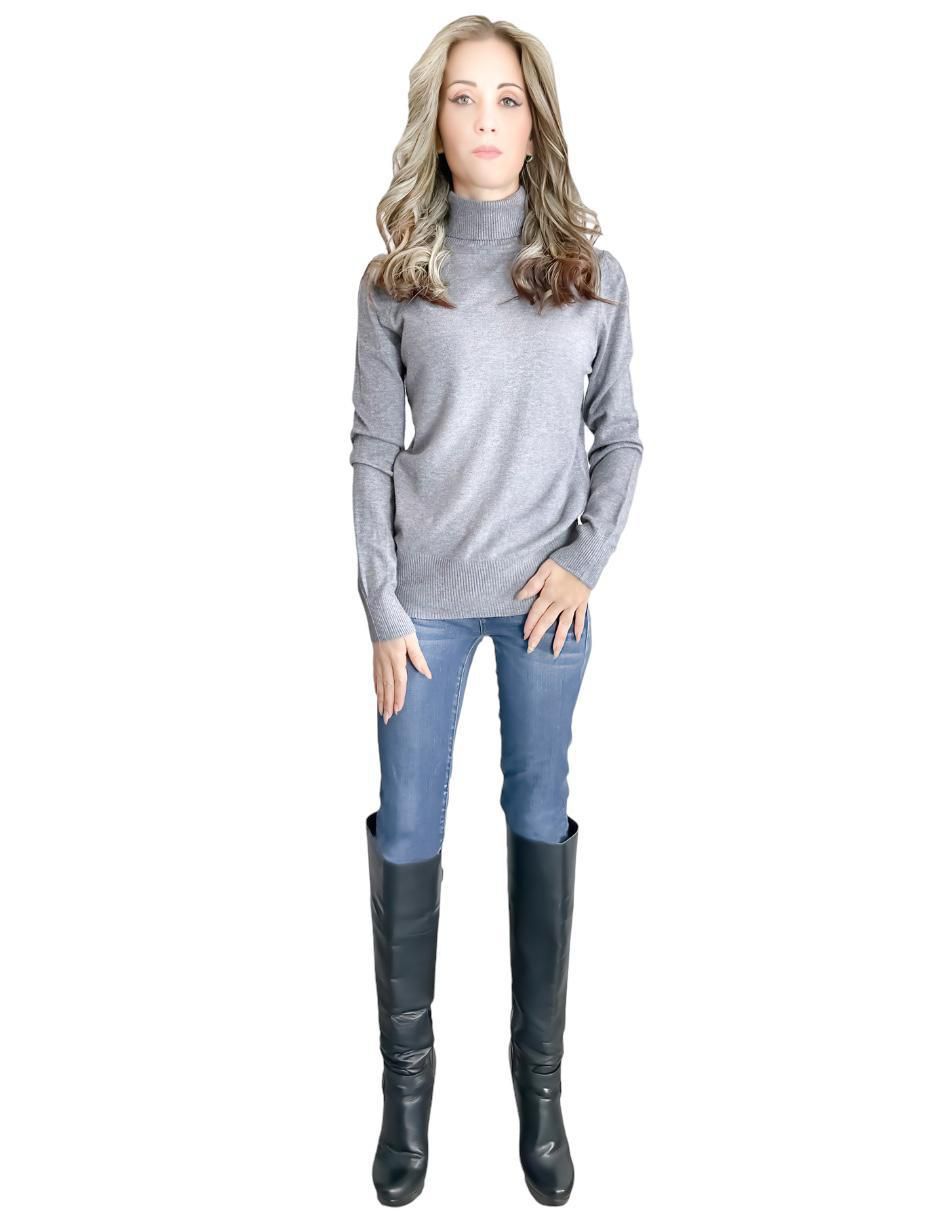Suéter cuello tortuga para mujer 4