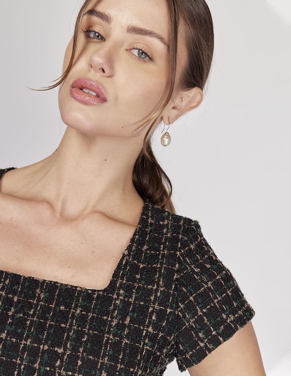Vestido a la rodilla casual giacomo para mujer
