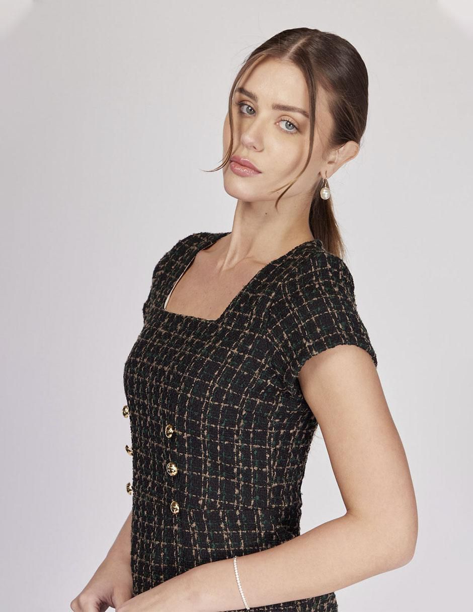 Vestido a la rodilla casual giacomo para mujer 8