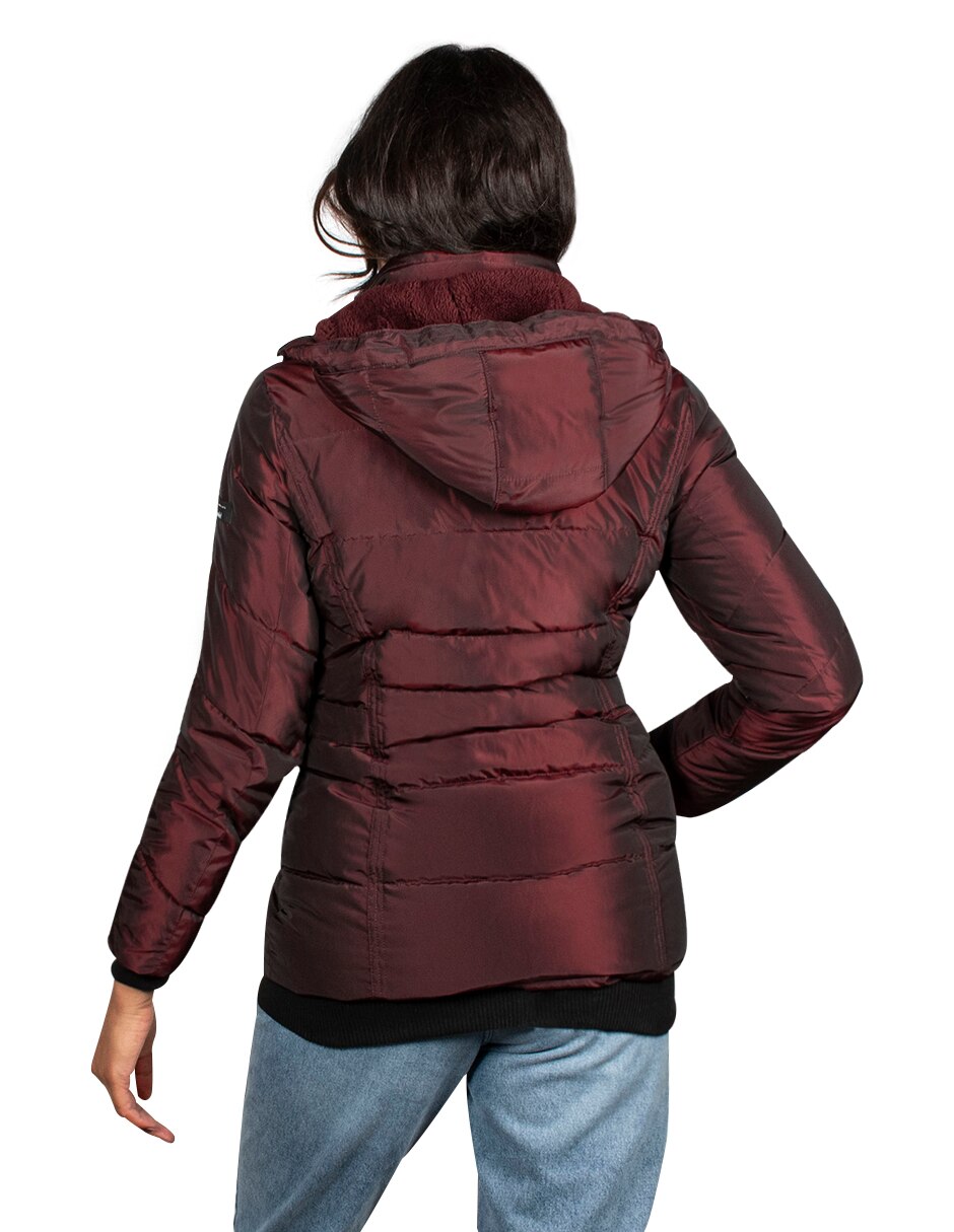 Chamarra acolchada impermeable para mujer 2