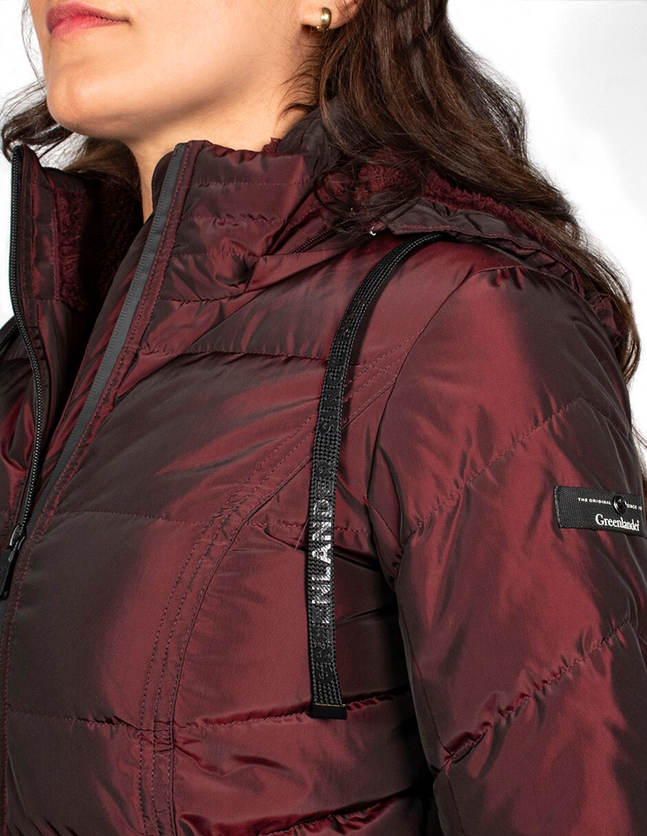 Chamarra acolchada impermeable para mujer 3