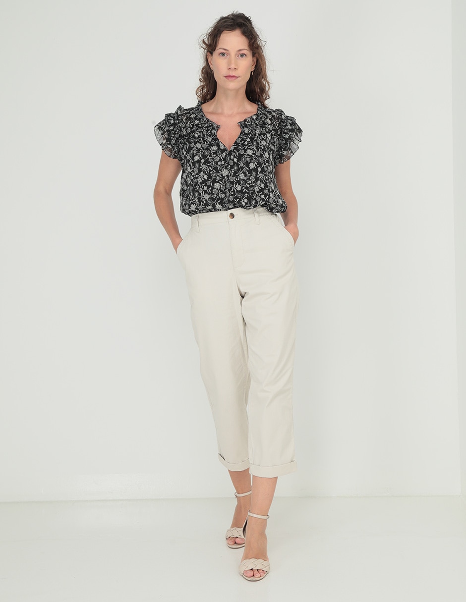 Pantalón straight para mujer 3