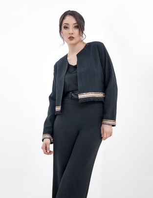 Saco torera formal para mujer