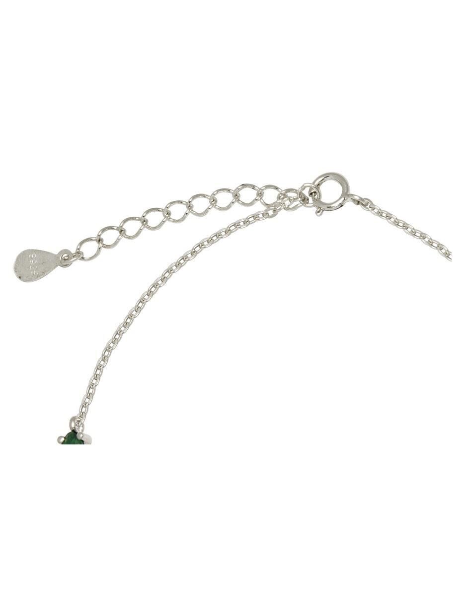 Pulsera de plata con zirconia P 925 acabado pulido 3