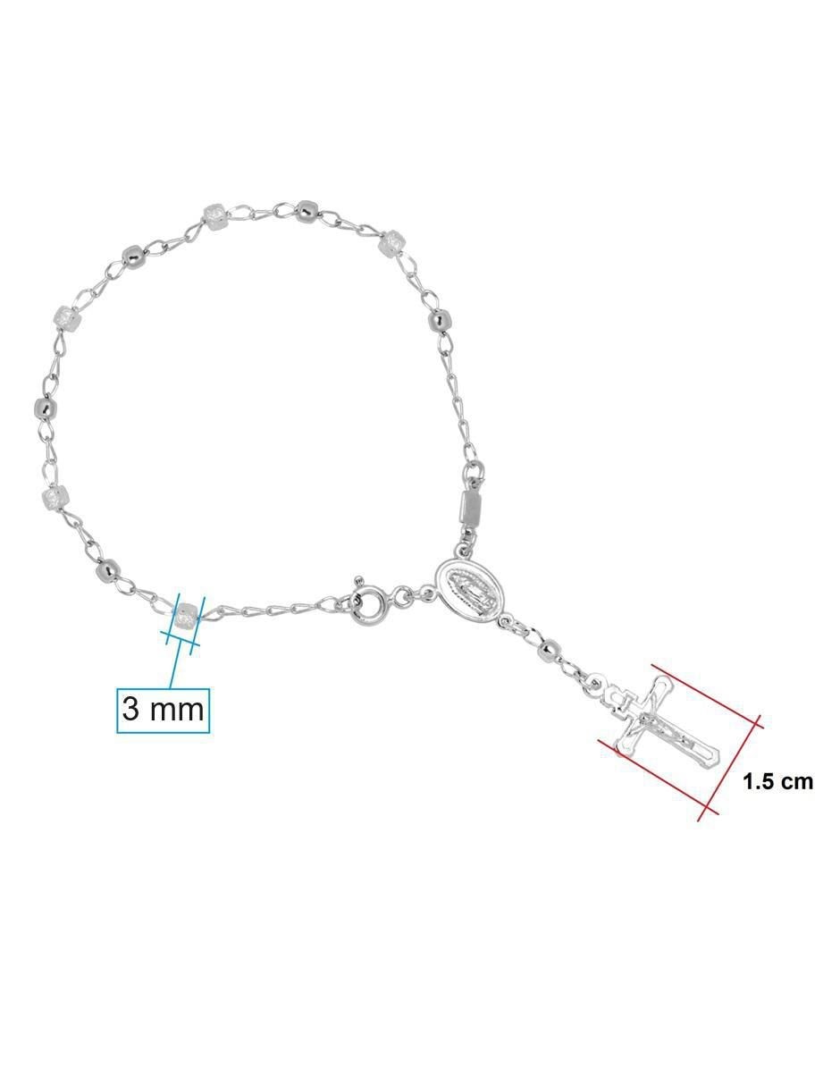 Pulsera de plata P 925 acabado pulido 5