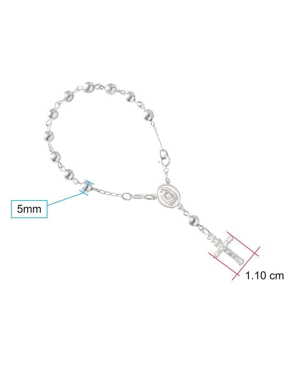 Pulsera de plata P 925 acabado pulido 4